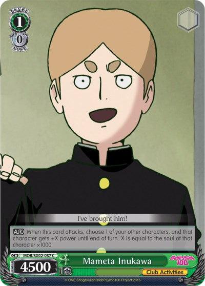 Mameta Inukawa (MOB/SX02-037 C) [Mob Psycho 100] - POKÉ JEUX