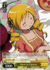 Mami in Pajamas (MM/W17-E005 R) [Puella Magi Madoka Magica] - POKÉ JEUX