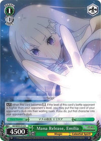 Mana Release, Emilia (RZ/SE35-E12 R) (Parallel Foil) [Re:ZERO: The Frozen Bond] - POKÉ JEUX