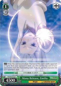 Mana Release, Emilia (RZ/SE35-E12 R) [Re:ZERO: The Frozen Bond] - POKÉ JEUX