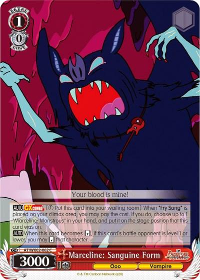 Marceline: Sanguine Form (AT/WX02-062 C) [Adventure Time] - POKÉ JEUX