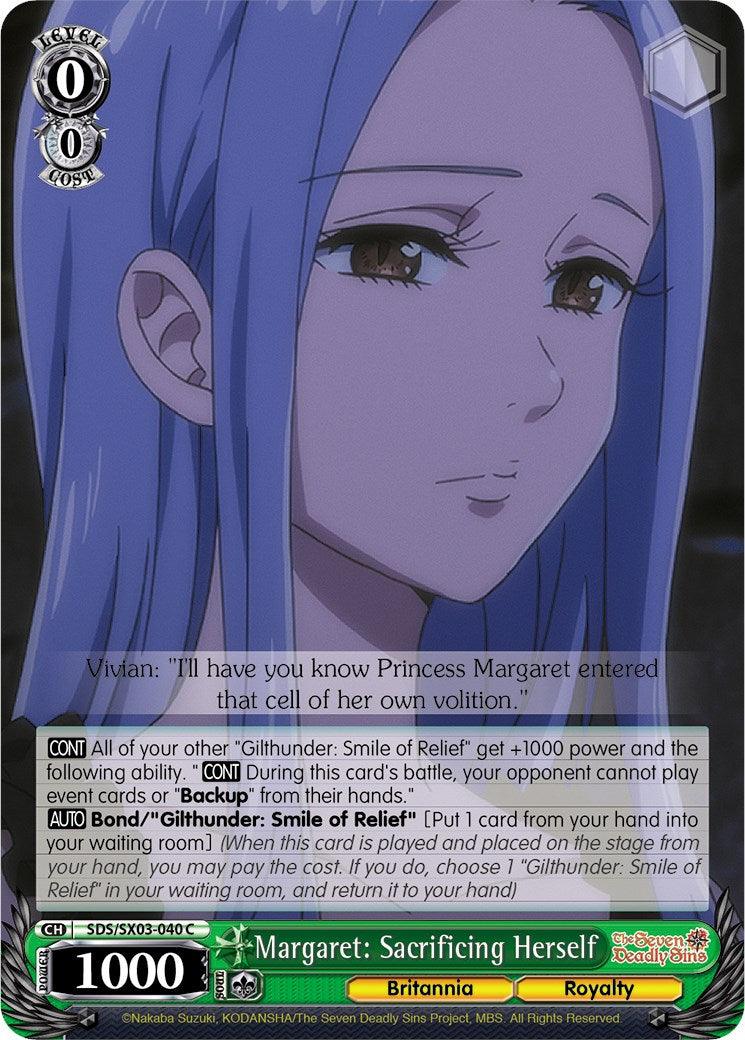 Margaret: Sacrificing Herself (SDS/SX03-040 C) [The Seven Deadly Sins] - POKÉ JEUX