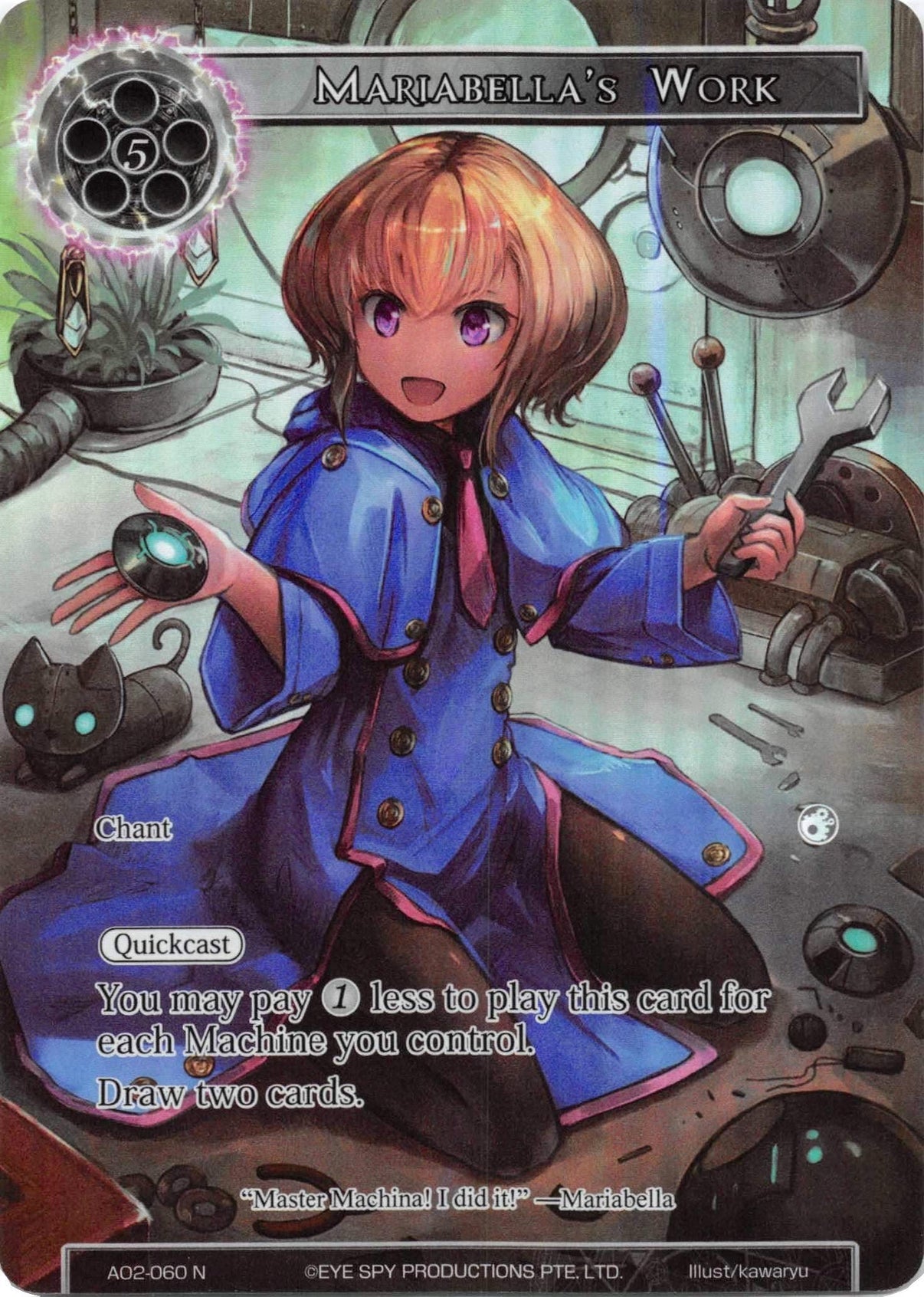 Mariabella's Work (Full Art) (AO2-060) [Alice Origin II] - POKÉ JEUX