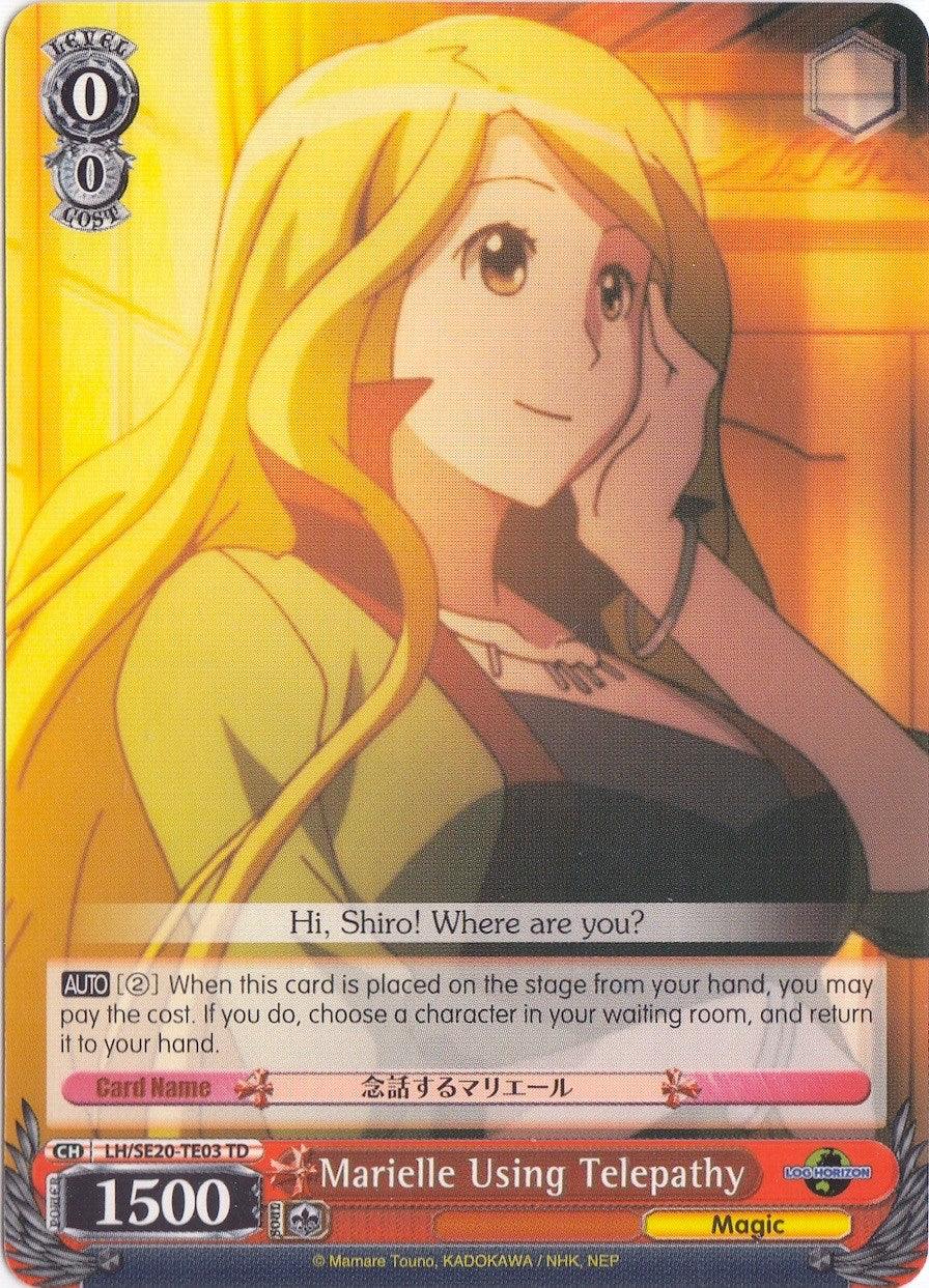 Marielle Using Telepathy (LH/SE20-TE03 TD) [LOG HORIZON] - POKÉ JEUX