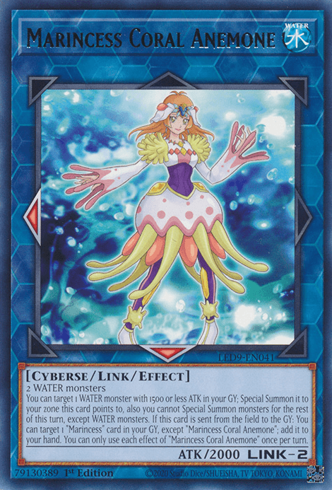 Marincess Coral Anemone [LED9-EN041] Rare - POKÉ JEUX