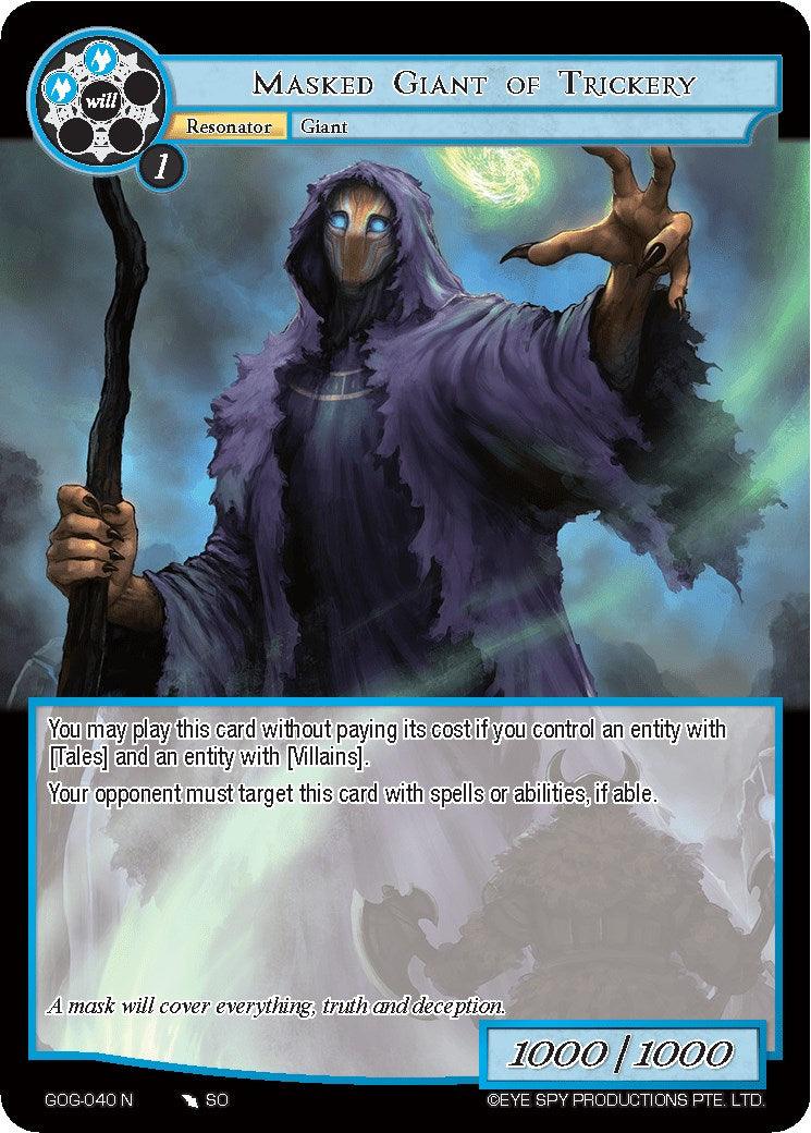Masked Giant of Trickery (GOG-040) [Game of Gods] - POKÉ JEUX