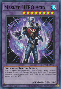 Masked Hero Acid [TOCH-EN045] Super Rare - POKÉ JEUX
