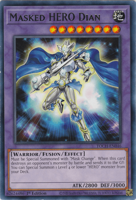 Masked Hero Dian [TOCH-EN046] Rare - POKÉ JEUX