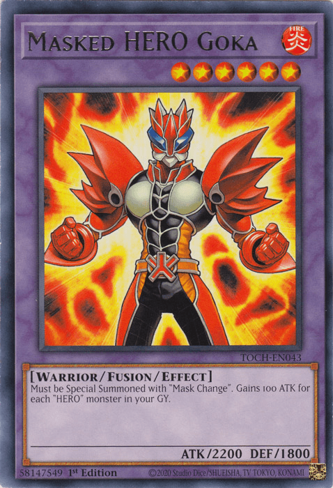 Masked Hero Goka [TOCH-EN043] Rare - POKÉ JEUX