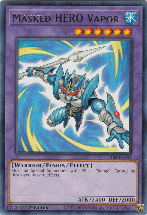 Masked Hero Vapor [TOCH-EN044] Rare - POKÉ JEUX