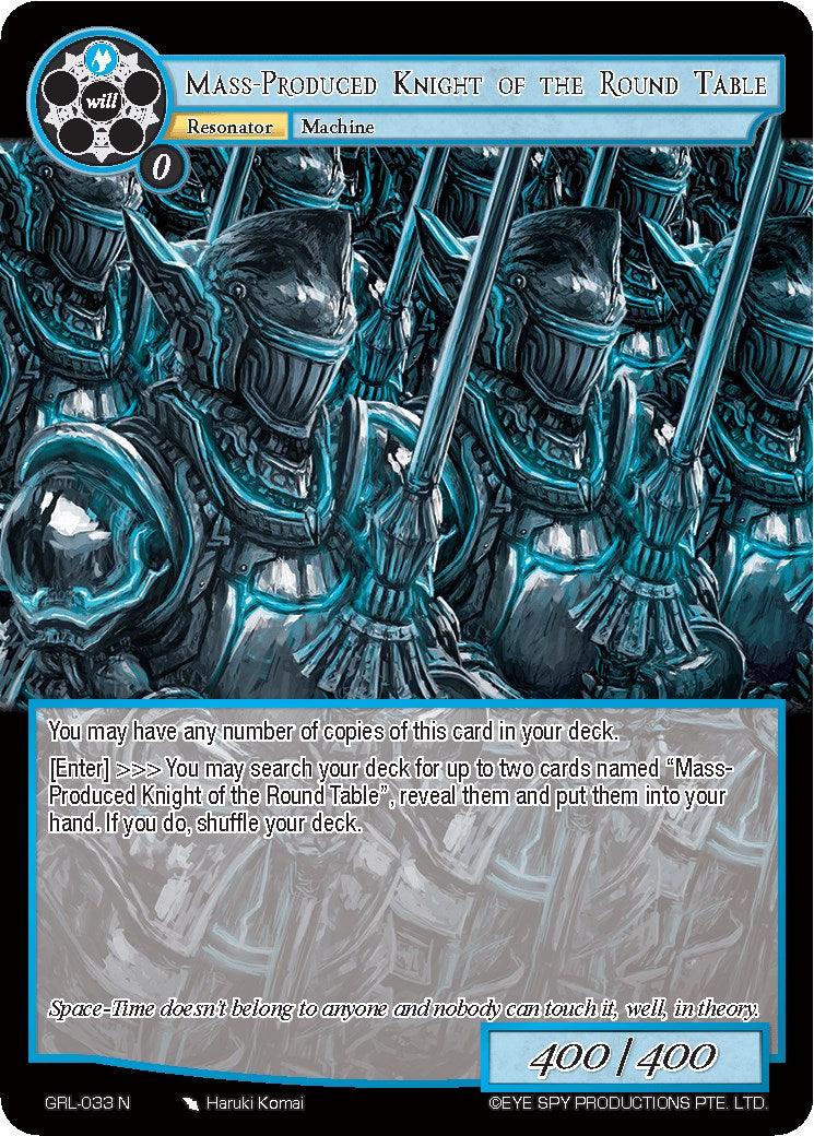 Mass-Produced Knight of the Round Table (GRL-033) [Game of Gods: Reloaded] - POKÉ JEUX