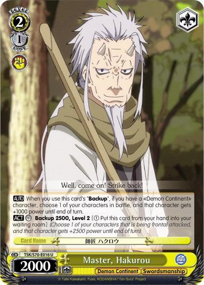 Master, Hakurou (TSK/S70-E016 U) [That Time I Got Reincarnated as a Slime] - POKÉ JEUX