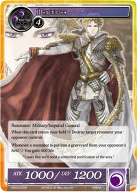 Maximilian (VIN002-069) [Vingolf 2: Valkyria Chronicles] - POKÉ JEUX