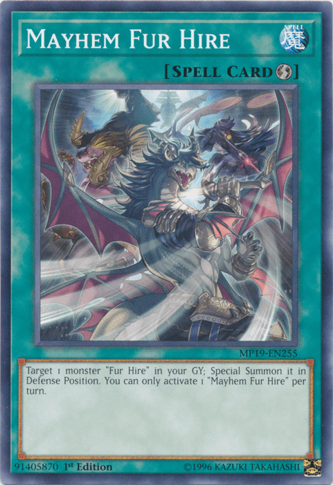 Mayhem Fur Hire [MP19-EN255] Common - POKÉ JEUX