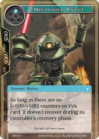 Mechanized Knight (NDR-051) [New Dawn Rises] - POKÉ JEUX