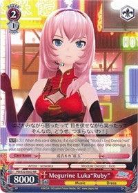 Megurine Luka"Ruby" (PD/S22-E052 RR) [Hatsune Miku -Project DIVA- f] - POKÉ JEUX