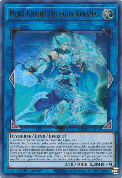 Mekk-Knight Crusadia Avramax [MP20-EN071] Ultra Rare - POKÉ JEUX