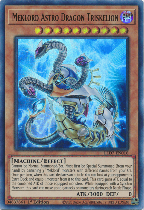 Meklord Astro Dragon Triskelion [LED7-EN016] Ultra Rare - POKÉ JEUX