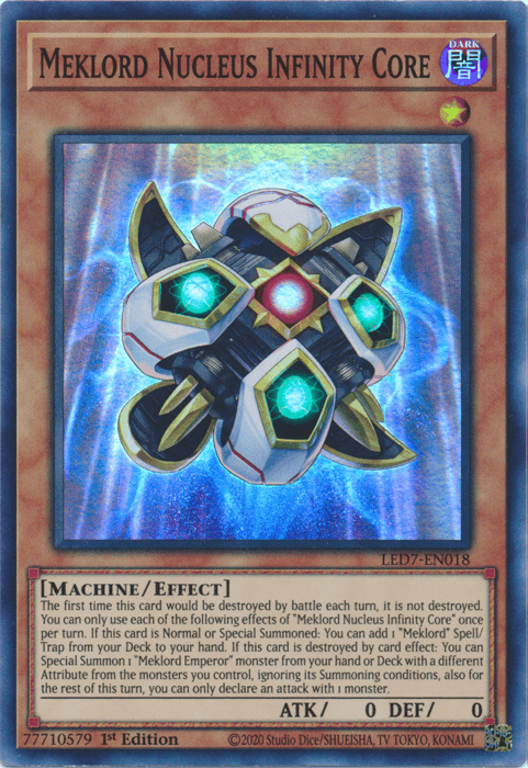 Meklord Nucleus Infinity Core [LED7-EN018] Super Rare - POKÉ JEUX