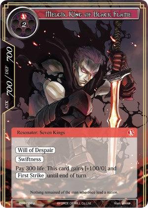 Melgis, King of Black Flame (ENW-024) [Echoes of the New World] - POKÉ JEUX
