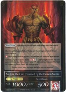 Melgis, the Flame King // Melgis, the One Charmed by the Demon Sword (VS01-028/J) [Dual Deck: Faria & Melgis] - POKÉ JEUX