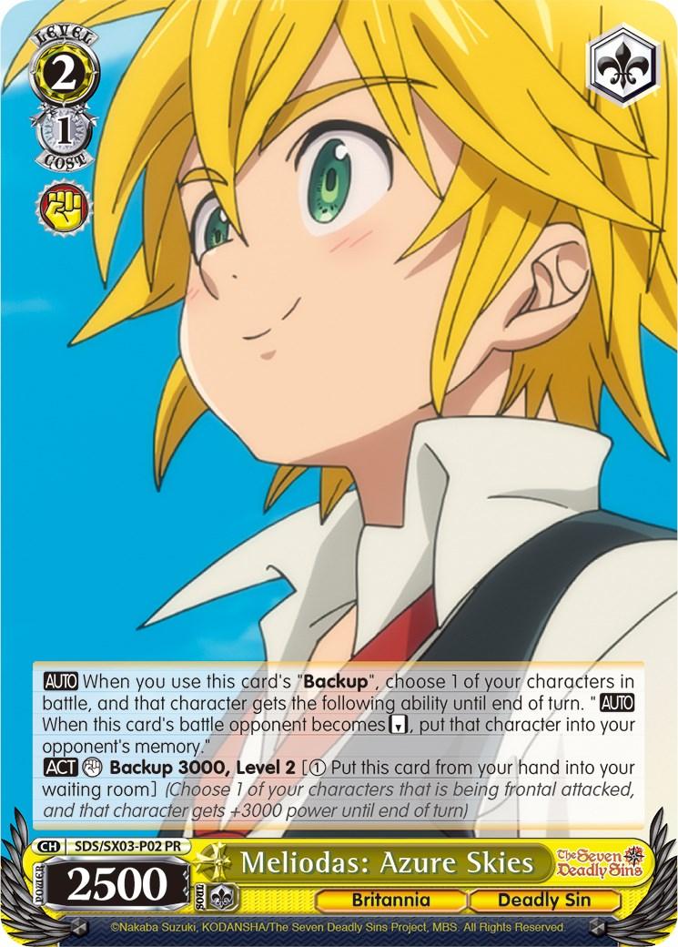 Meliodas: Azure Skies [The Seven Deadly Sins: Revival of The Commandments] - POKÉ JEUX