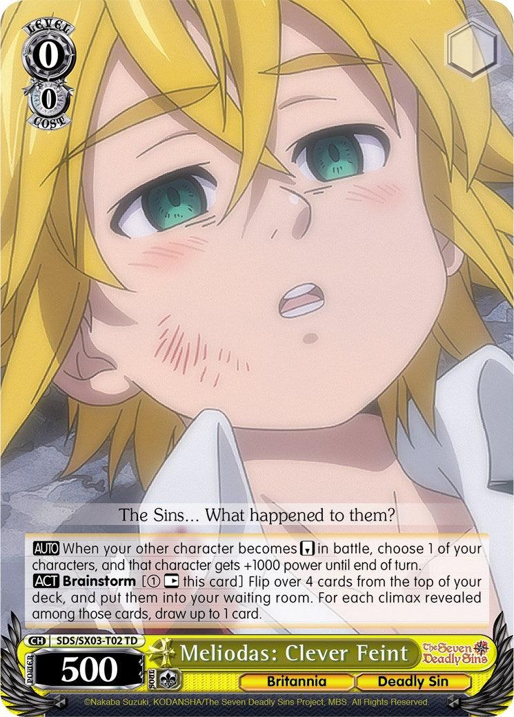 Meliodas: Clever Feint (SDS/SX03-T02 TD) [The Seven Deadly Sins] - POKÉ JEUX