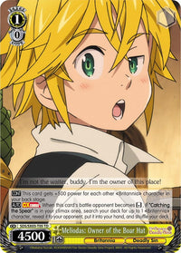 Meliodas: Owner of the Boar Hat (SDS/SX03-T05 TD) [The Seven Deadly Sins] - POKÉ JEUX