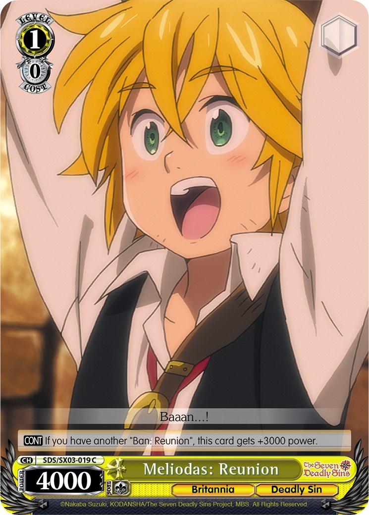 Meliodas: Reunion (SDS/SX03-019 C) [The Seven Deadly Sins] - POKÉ JEUX