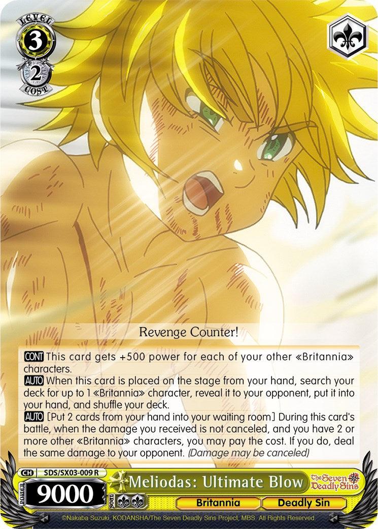Meliodas: Ultimate Blow (SDS/SX03-009 R) [The Seven Deadly Sins] - POKÉ JEUX