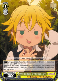 Meliodas: Unrepentant (SDS/SX03-012 U) [The Seven Deadly Sins] - POKÉ JEUX