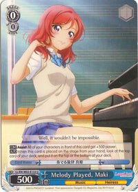 Melody Played, Maki (LL/EN-W02-E133 U) [Love Live! DX Vol.2] - POKÉ JEUX
