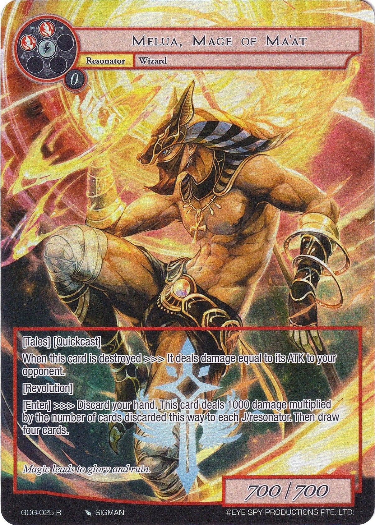 Melua, Mage of Ma'at (Full Art) (GOG-025) [Game of Gods] - POKÉ JEUX