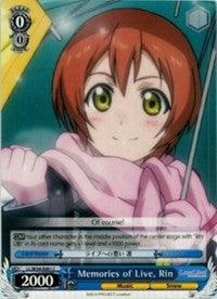 Memories of Live, Rin (LL/W34-E091 C) [Love Live! Vol. 2] - POKÉ JEUX
