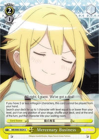 Mercenary Business (MR/W80-E024 U) [Magia Record: Puella Magi Madoka Magica [Side Story] (Anime)] - POKÉ JEUX