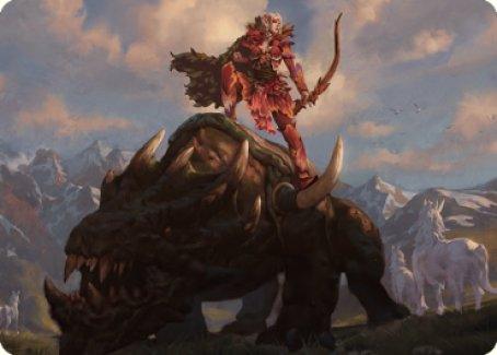 Meria's Outrider Art Card [Dominaria United Art Series] - POKÉ JEUX