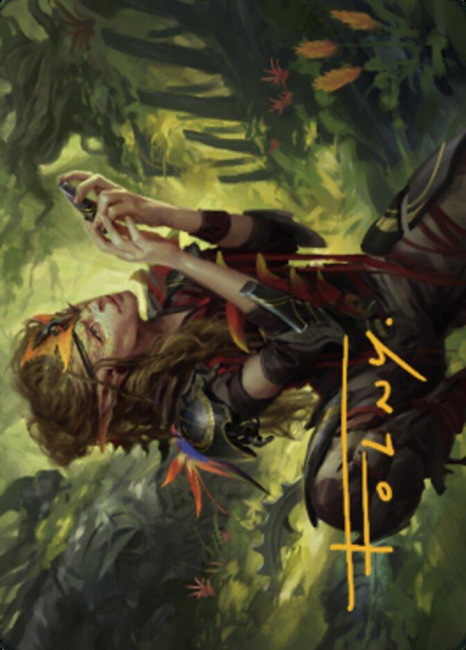 Meria, Scholar of Antiquity Art Card (Gold-Stamped Signature) [Dominaria United Art Series] - POKÉ JEUX