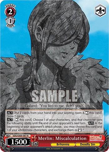 Merlin: Miscalculation (Foil) [The Seven Deadly Sins: Revival of The Commandments] - POKÉ JEUX
