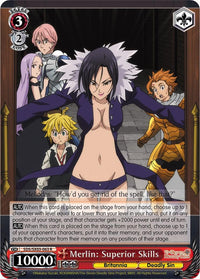 Merlin: Superior Skills (SDS/SX03-063 R) [The Seven Deadly Sins] - POKÉ JEUX