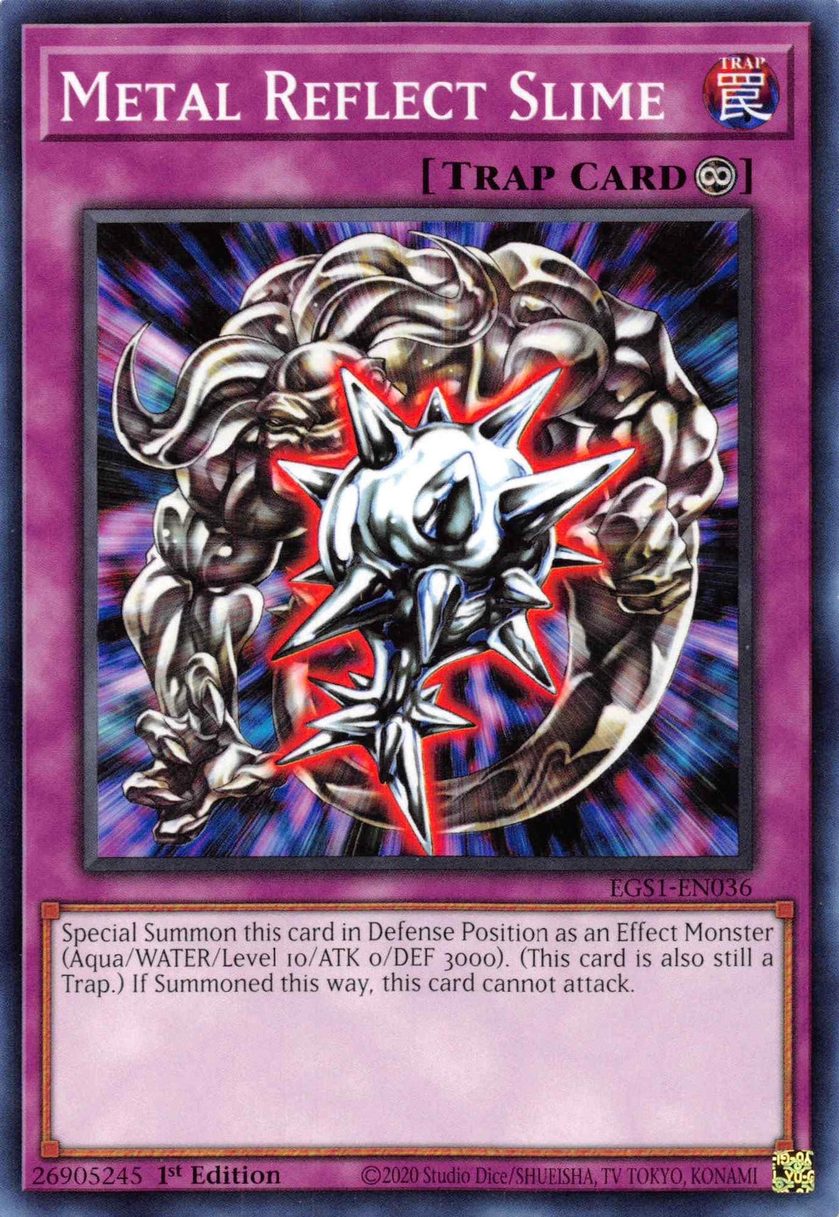 Metal Reflect Slime [EGS1-EN036] Common - POKÉ JEUX