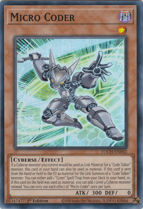 Micro Coder [TOCH-EN042] Super Rare - POKÉ JEUX