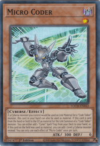 Micro Coder [TOCH-EN042] Super Rare - POKÉ JEUX