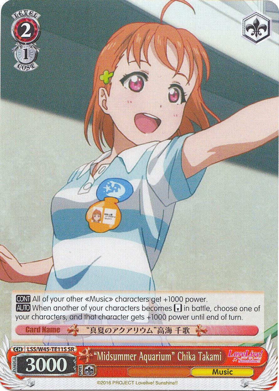 Midsummer Aquarium" Chika Takami (LSS/W45-TE11S SR) [Love Live! Sunshine!!] - POKÉ JEUX