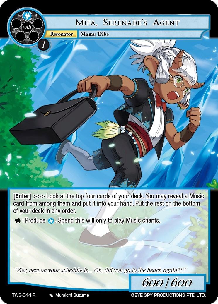 Mifa, Serenade's Agent (TWS-044 R) [The War of the Suns] - POKÉ JEUX