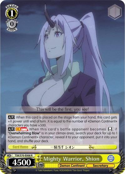 Mighty Warrior, Shion (TSK/S70-E008 R) [That Time I Got Reincarnated as a Slime] - POKÉ JEUX