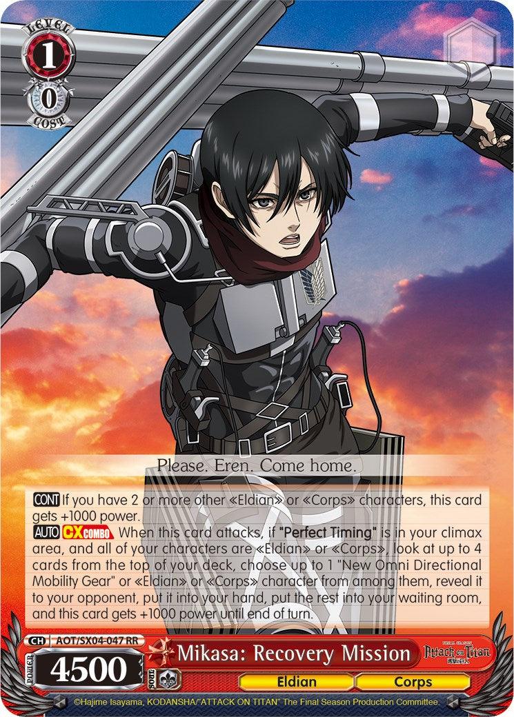 Mikasa: Recovery Mission [Attack On Titan: Final Season] - POKÉ JEUX