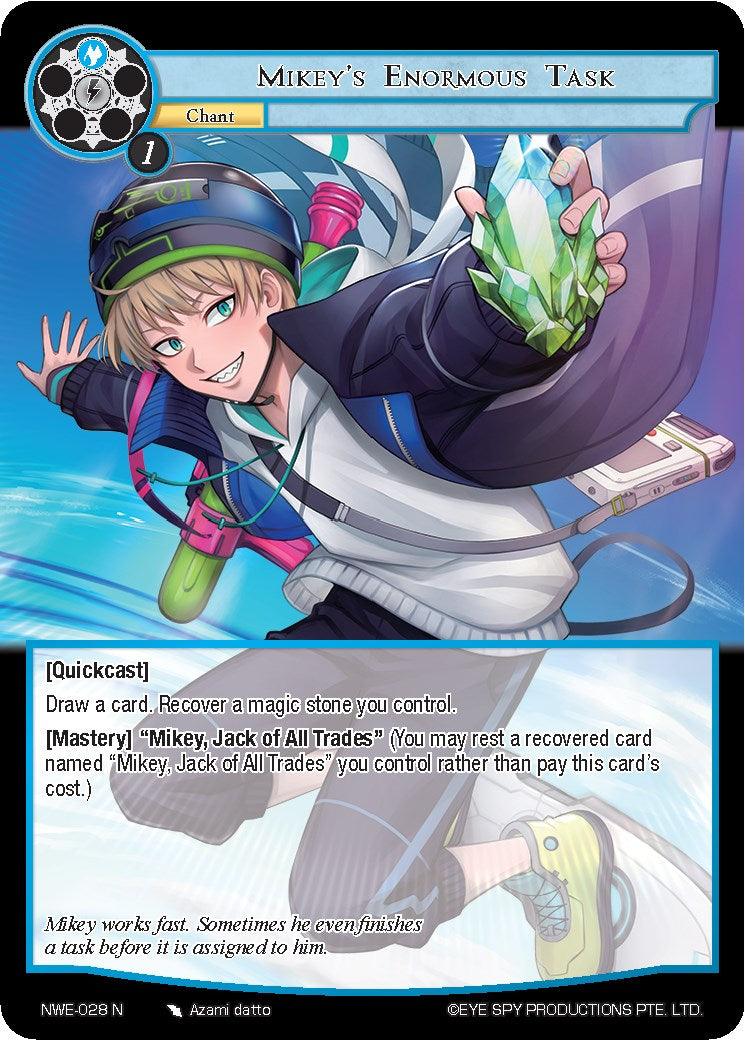 Mikey's Enormous Task (NWE-028 N) [A New World Emerges] - POKÉ JEUX