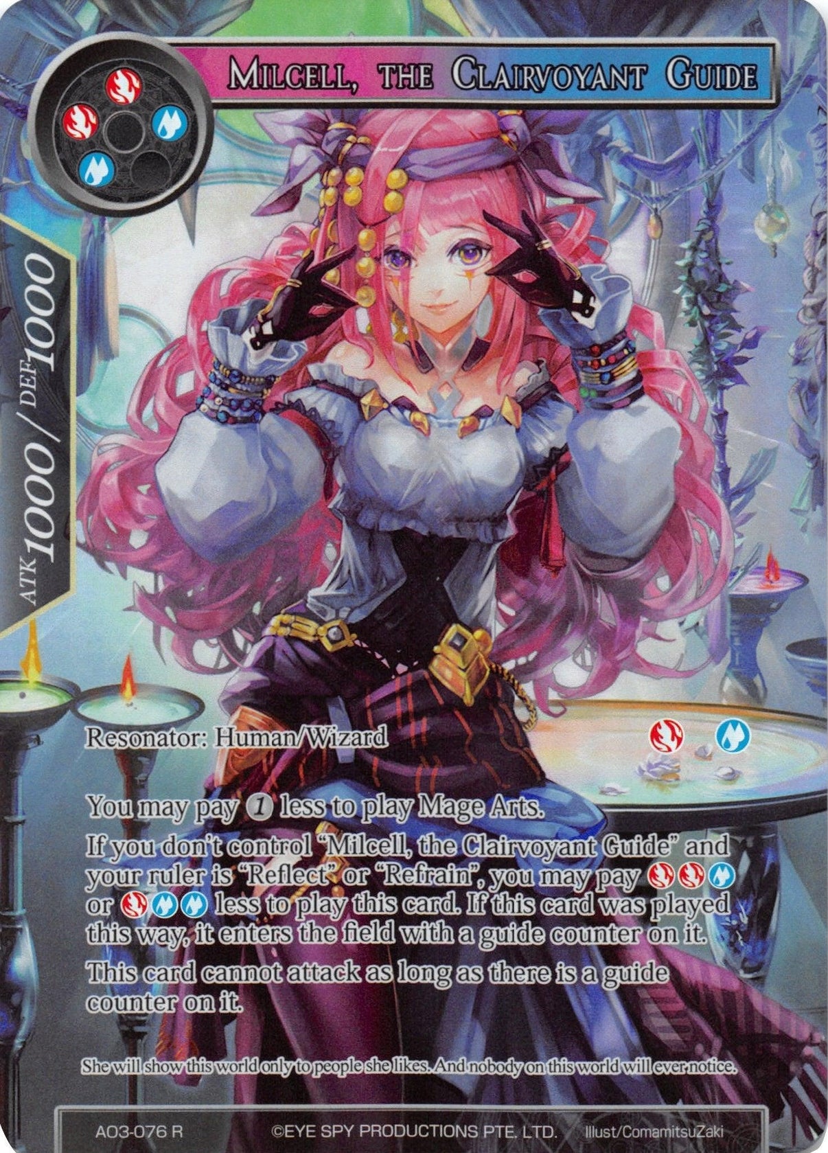 Milcell, the Clairvoyant Guide (Full Art) (AO3-076) [Alice Origin III] - POKÉ JEUX
