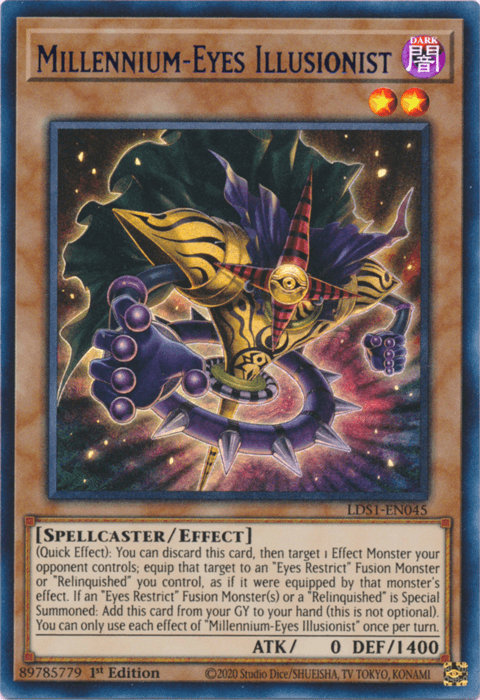 Millennium-Eyes Illusionist (Blue) [LDS1-EN045] Ultra Rare - POKÉ JEUX