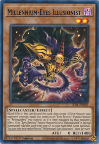 Millennium-Eyes Illusionist (Blue) [LDS1-EN045] Ultra Rare - POKÉ JEUX